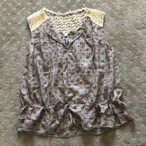 Anthropologie Tops - Anthropologie sheer silk blouse Anthropologie Tops - Anthropologie sheer silk blouse